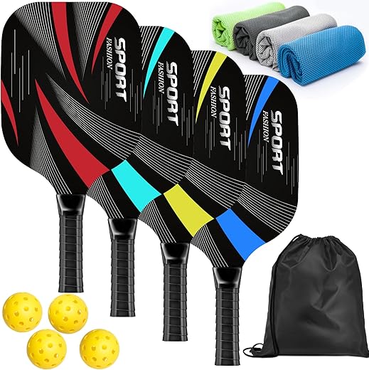 Premium Wooden Pickleball Paddles Set: A Game-Changer!